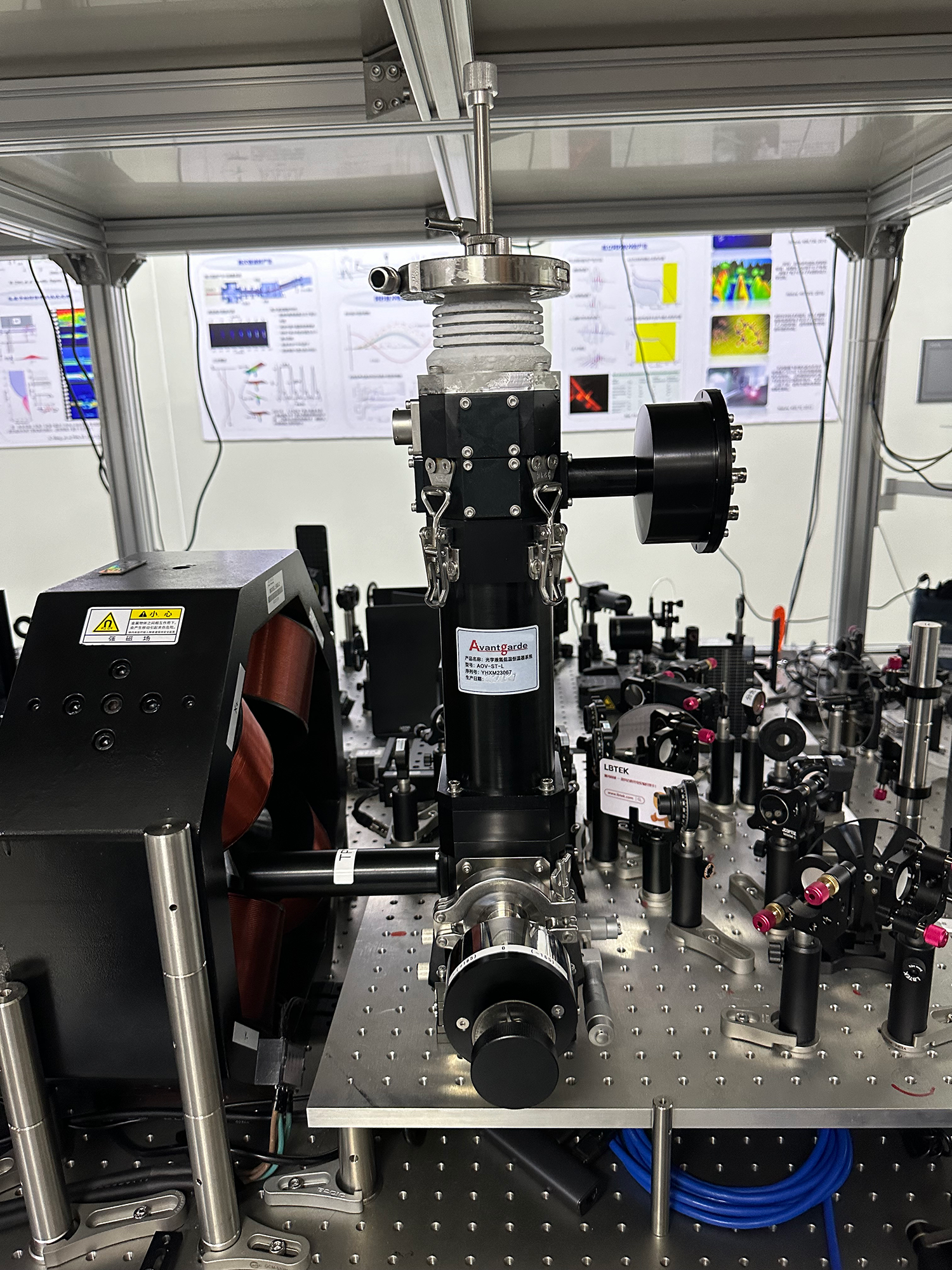 2024年5月湖南某大學在上海sunbet(中国)購買的液氮存儲式恆溫器+電磁鐵系統交付完成